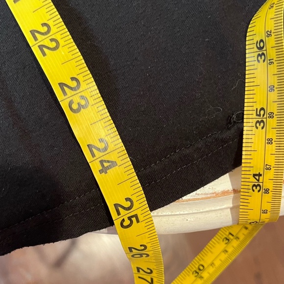 🧁time and tru black flowy top witchy vampire casualminimalist basic whimsical - Picture 5 of 5